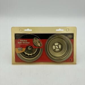 Keeney K5414-2 Kitchen Sink Strainer Value Pack Stainless Steel Finish NOS Kmart